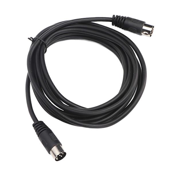 6-polet DIN-kabel han til han Plug and Play lydsignalforbindelse DIN-forlængerledning til digital enhed 3 meter / 9,8ft [db]
