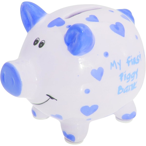 Jungen/tyttöjen säästöpossu My First Piggy Bank (yksi koko) (sininen) Sininen Yksi koko