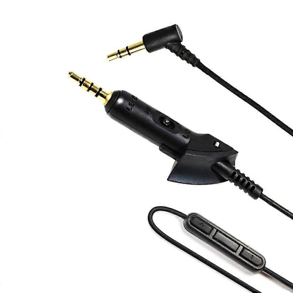 BOSE Quietcomfort 15/QC15 QC2 -kuulokekaapeli, audiokaapeli, kaksois-3,5 mm:n AUX-kaapeli db with buttons