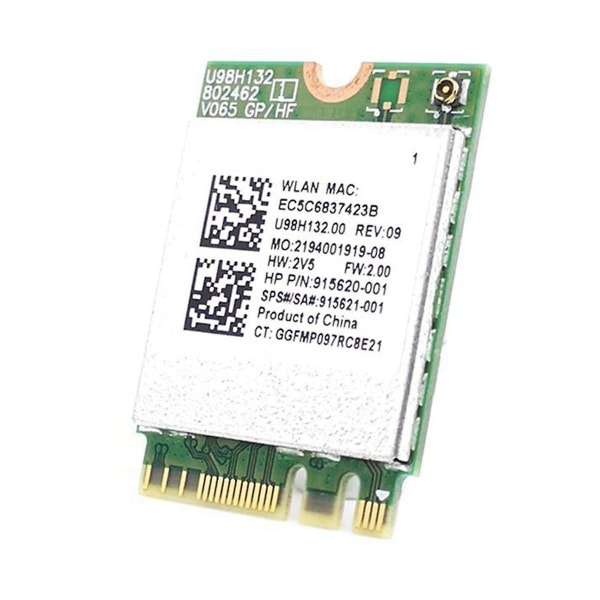 Rtl8821ce 802.11ac 1x1 Wi-fi+bt 4.2 Combo Adapter Card 915621-001 Trådløst Nettverkskort For Probook