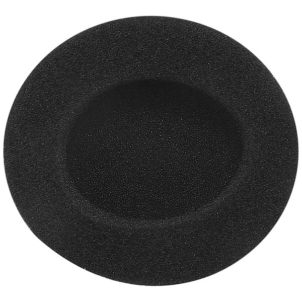 4 par 55 mm ersättningshörlursdynor för headset-hörlurar {DB Black