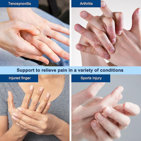 Finger Ismansjetter 4 Ispakker For Fingre, Tomler & Tær Varm Kald Terapi [Db] Blue