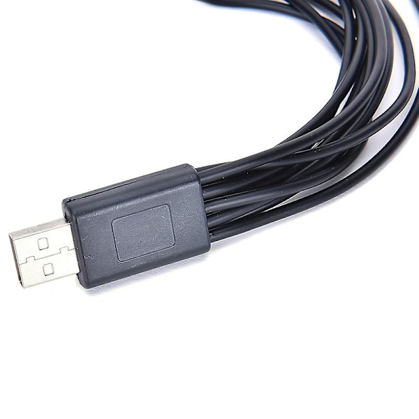 10-in-1 USB Universaali Monitoiminen USB-Latauskaapeli Puhelimille Hfmqv db One Size