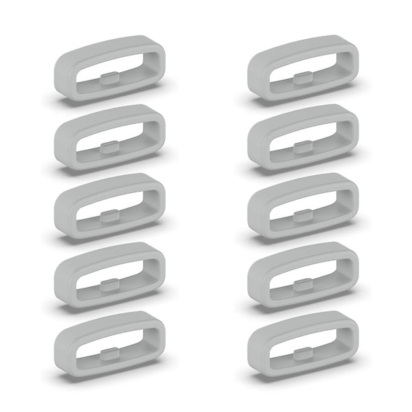 Armbandsbandshållare Silikon Fäst Ringhållare 18mm/20mm/22mm Bältesöglor { DB} Gray 18MM