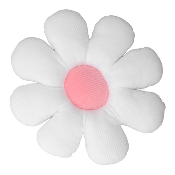 Db Soft Plysch Daisy Blomster Kudde Kudde för Stol, Soffa och Bil - Typ 2
