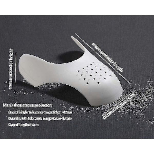 Air Force 1 anti-veck skydd - herr 7-12 tåskydd [DB] White L