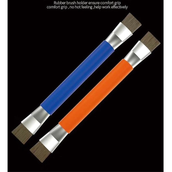 4 st Antistatisk borste Dubbel borste för rengöring Rep Esd Säker för mobil Ph Mb [DB]