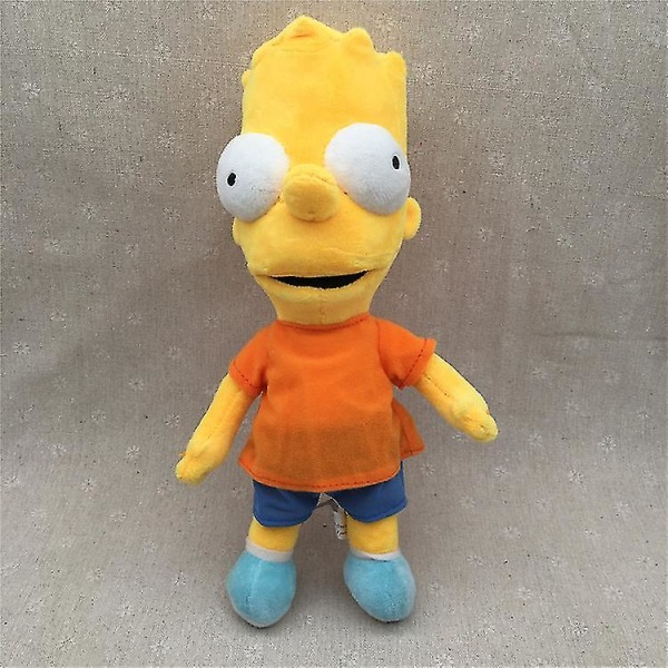 30-43cm The Simpsons Søde Plys Legetøj Børns Tegnefilm Anime Simpsons Far Mor Dukke Dreng Pige Fødselsdag Gave DB 28CM