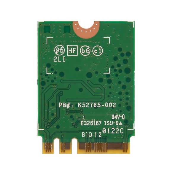 Ax210ngw Wifi-kort+2xantenne Wifi 6e Bluetooth 5.2 2.4ghz 5ghz 3000mbps M.2 trådløs adapter 802.11ax netværkskort