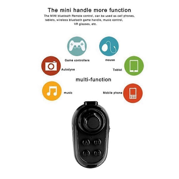 VR-ohjain Joystick Langaton Bluetooth-peliohjain 3D VR Virtuaalitodellisuuslasit Kypärä Kaukosäädin [Db] Black