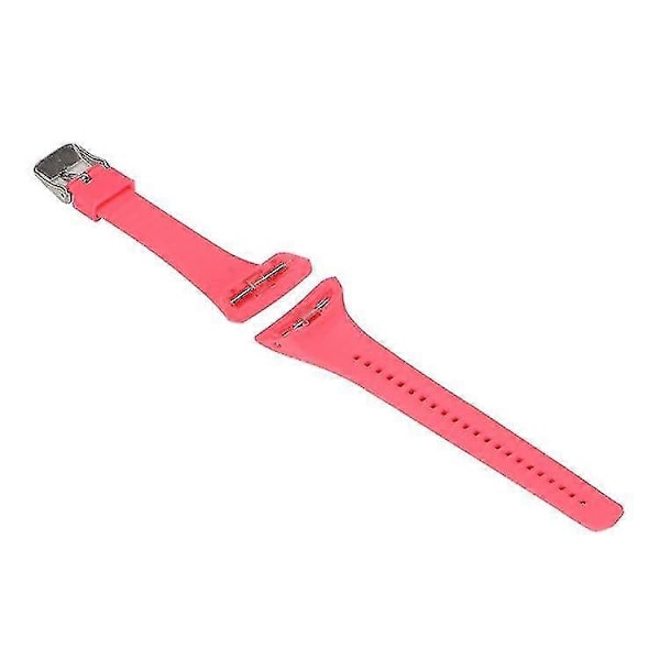 Polar Ft4 & Ft7 -kelloille silikoninen ranneke DB Pink