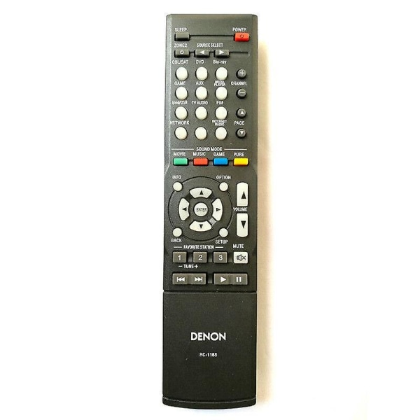 RC-1168 Denon Audio Video -vastaanottimelle AV-järjestelmän kaukosäädin AVR1613