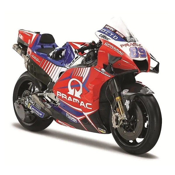 Maisto 1:18 Ny 2021 Ducati Lenovo Team #43 #63 Die Moto Gp Racing Støbt Legering Motorcykel Model Samling Gave Legetøj Db No88 Miguel Oliveira