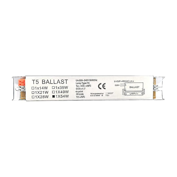 Industriell lampe elektronisk lysarmatur T5 lysarmatur [DB] 1x54W