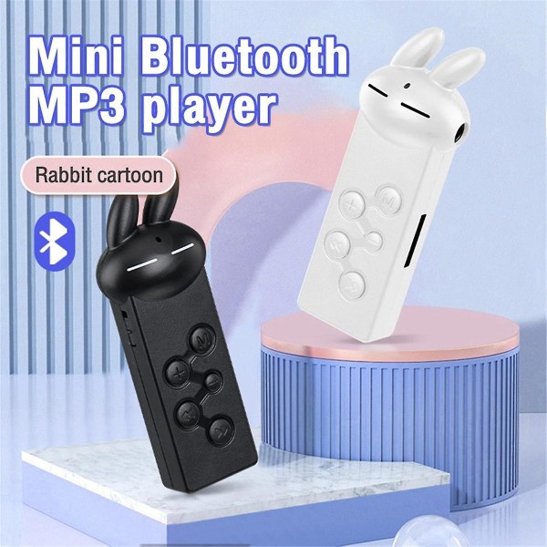 Bluetooth 5.0 Mp3-soitin Bunny Mini Mp3-soitin, tukee Tf-korttia, kannettava urheilumusiikki