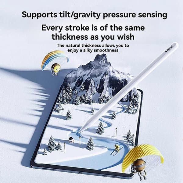 2X för Apple Pencil Pro Tips 6-pack Slitstarka metallspetsar med förvaringsfodral för iPad Pencil för 1:a/2:a generationen[DB]