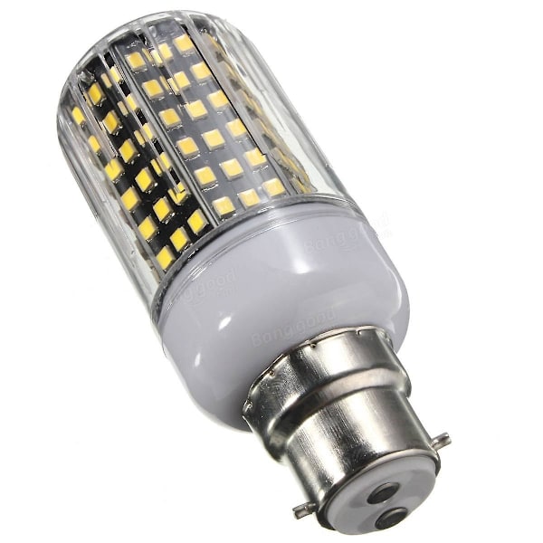 E14 B22 E27 26w Led 2835 Smd Varm Vit / Vit Kåpa Majs Ljus Lampa Glödlampa Icke-  [dB} B22 White
