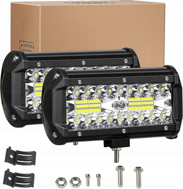 Auto Arbeidslampe Frontlykt Whisper Halogen For Traktor Led 2x 12/24v [DB]