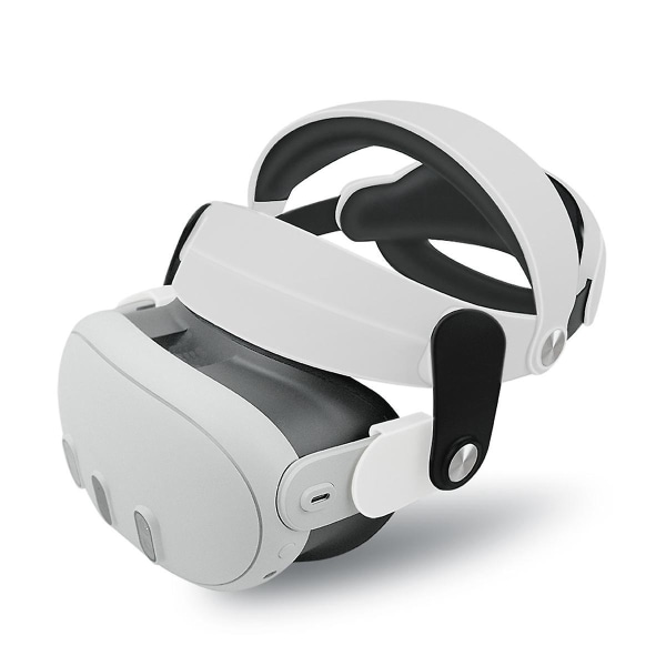 Vr Head Halo Strap 3:lle, Päänhihna Elite Strap Vaihtohihna Päänhihna 3:lle Vr-Tarvikkeet[DB] white