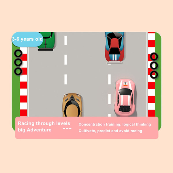 2024 UUSI Sähköinen Simulointi Ohjauspyörä Leikkikalut, 20 Tasoa Haasteita, Emulaattori Auto Musiikilla Ja Led-valoilla, Ajo Kilpa-pelit 50% Alennus db Pink