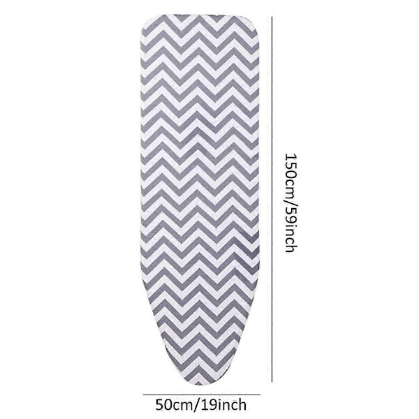 150x50cm Super Extra Bred Stort Elastiskt Ersättningsöverdrag Strykbräda Passar 138*38CM Brädor [DB]