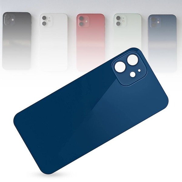 Ammattimainen takalasikotelon cover takakannen vaihto esiasennetuilla liimatyökaluilla Yhteensopiva Iphone 12 6,1 tuuman kaikki kannattimet Green