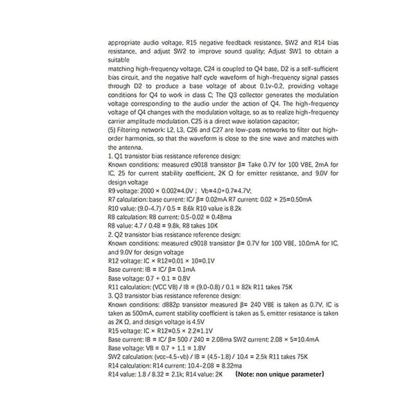 530-1600khz Radio Experimentell AM-sändare Medium Wave Transmitter, skolutbildningskit Kristall [DB] As Shown