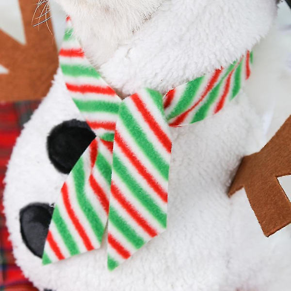 Jultomte Snögubbe Husdjursdräkt$hund Snögubbe Dräkt$hund Julkläder Semester Hund Katt Husdjur För Jul Cosplay Husdjurskläder [DB] L  within 8-14 kg