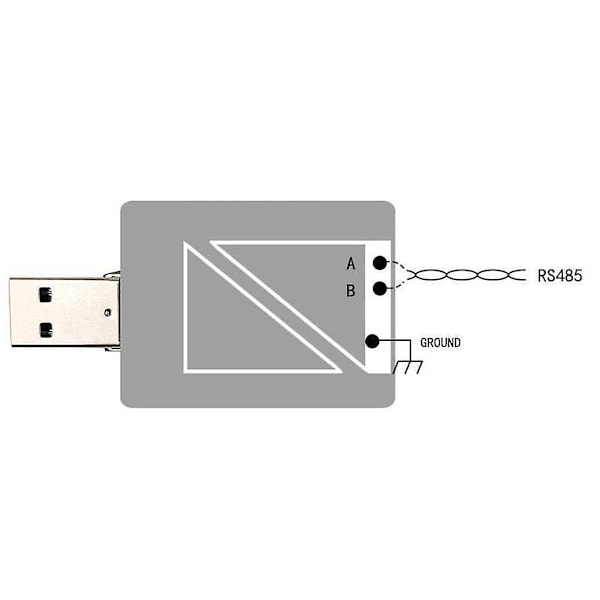 USB-RS485-viestintämoduuli pitkille etäisyyksille monijärjestelmille