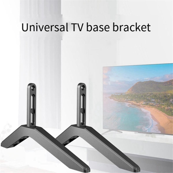 Universell TV-stativfot Bordplate TV-ben for LG-TV-er med skruer db Black