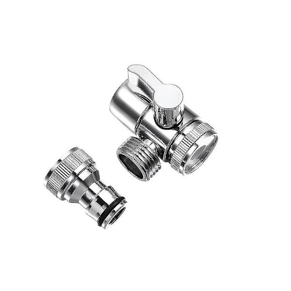 1 sett kobberkran splitter kran diverter kran slange adapter for oppvaskmaskin kjøkken vaskemaskin [DB]