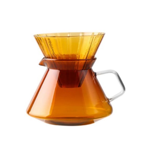 Db 600ml V60 Lasi Kahvipannu Kaada Yli Kahvin Keittiötyökalu Amber Zh52 Zh52