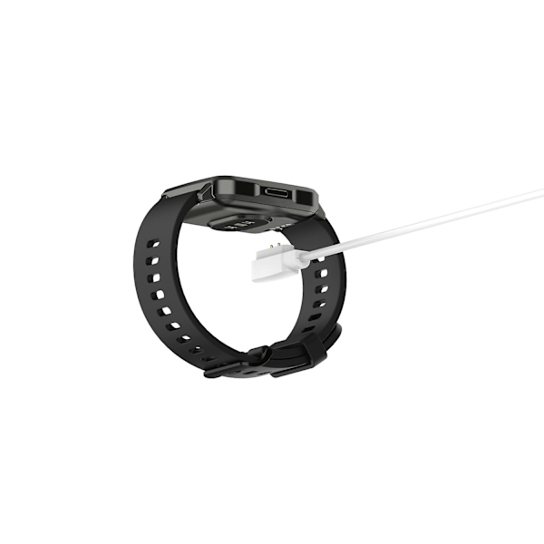 USB-magnetisk laddningsplatta med 1 m kabel för Realme Watch 3 Smart Watch-laddare [db] White Realme Watch 3