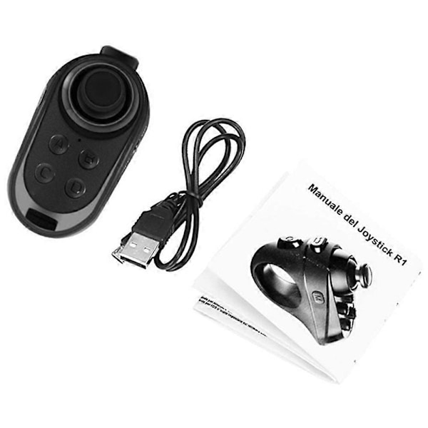 VR Kontroller Joystick Trådlös Bluetooth Gamepad 3D VR Virtuell Verklighet Glasögon Hjälm Fjärrkontroll [Db] Black