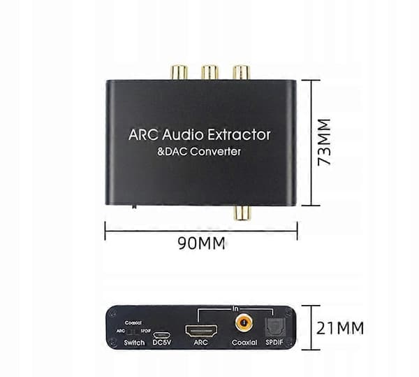 Audio Arc Hdmi -sovitin 192 kHz [DB]