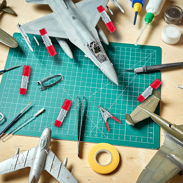 Tänger set om 36, skruvstäd, stång, DIY-klammer, modell, metall, Bredd 20mm, röd. [db]