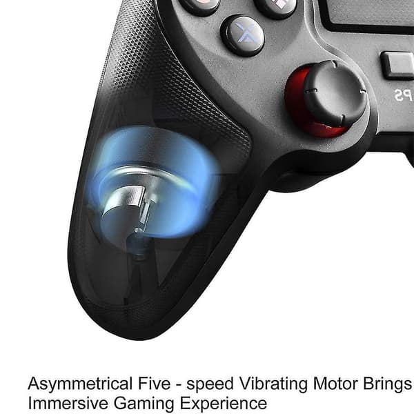 Ps4 Kablet Controller Til Playstation 4, Dobbelt Vibration Usb Joystick [DB]