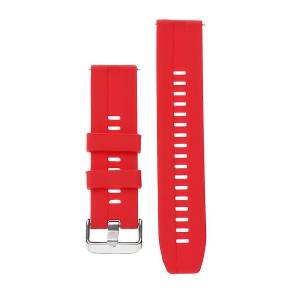 22 mm silikonklokkerem kompatibel Samsung Galaxy Watch 46 mm/gear S3/huawei Watch Gt Red
