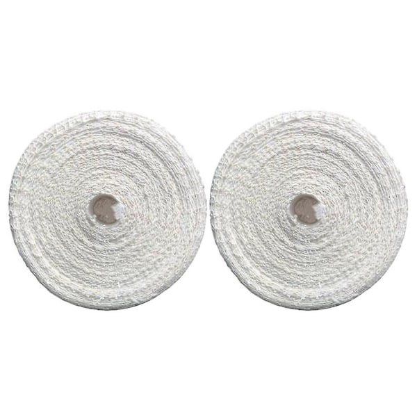2 stk. kjøttnett-rull, bomulls-skinke-sokk, elastisk kjøttnett, pølse-nett db White 300.00X10.00X1.00CM