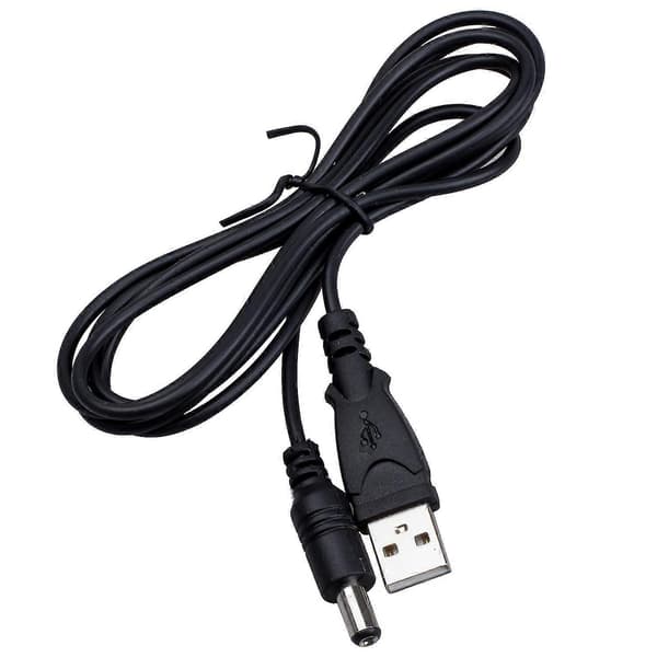 USB til 5.5mm / 2.1mm 5V DC Barrel Jack Strømkabel (haoyi [DB]