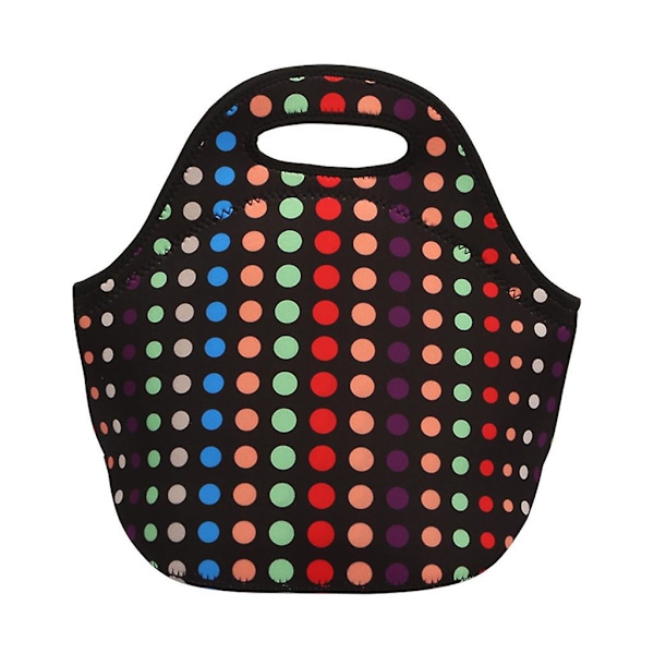 Neopren Lunsjpose Isolerende Matboks for Kvinner Voksne Barn [DB] Multicolor