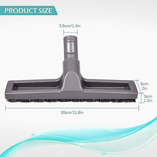Flexibelt golvmunstycke 30 cm för dammsugare, kompatibel med Dyson Dc37 Dc33c V7 V8 V10 V11 dammsugare (med adapter) Db