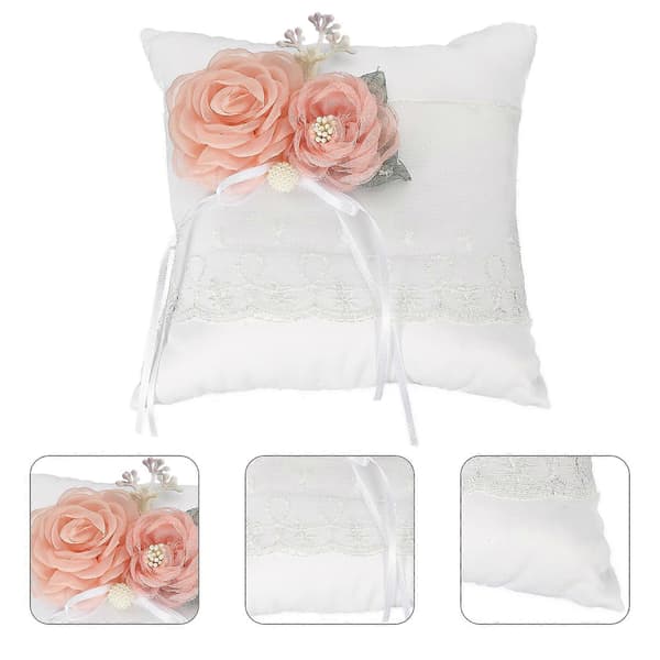 Vigselring Ficka Blomdesign Bröllopsstil Kompakt Storlek Tygmaterial 1st[DB]
