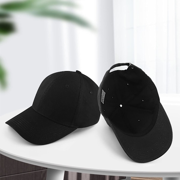 Baseball Cap Herrer Damer Cap Justerbar Bomull Utendørs Løping Fritid Basecap [db]