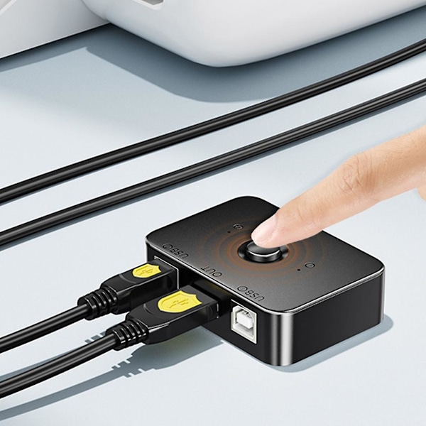 Skriver USB 2 Port USB-splitter for skriverdeling Skriverdelingsvelger [DB]