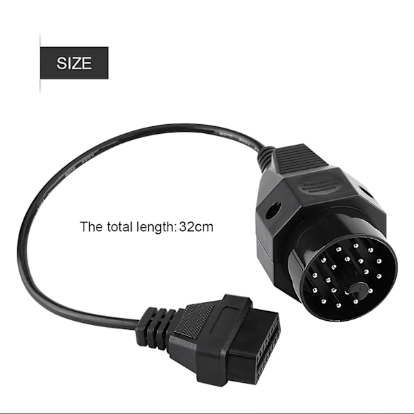 20-stifts till 16-stifts OBD2-adapterkabel för E36 E38 E39 E46 E53 X5 Z3 [DB]