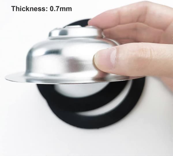 Vask afløb uden overløb rustfrit stål kurv 110 mm 1\", Rustfrit stål + ABS, Afløb + Kurv [DB]