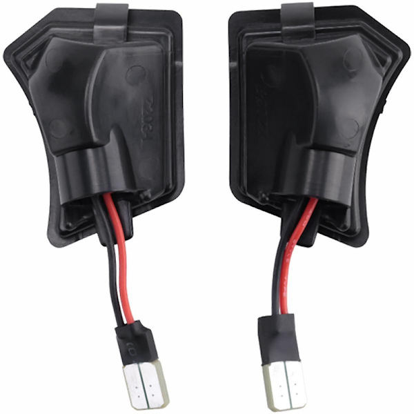 2 st LED-lampor under backspegel välkomstpölar för C30 C70 S40 S60 S80 V40 V50 V70 XC70 XC90 31217838 [DB] Black   White Light