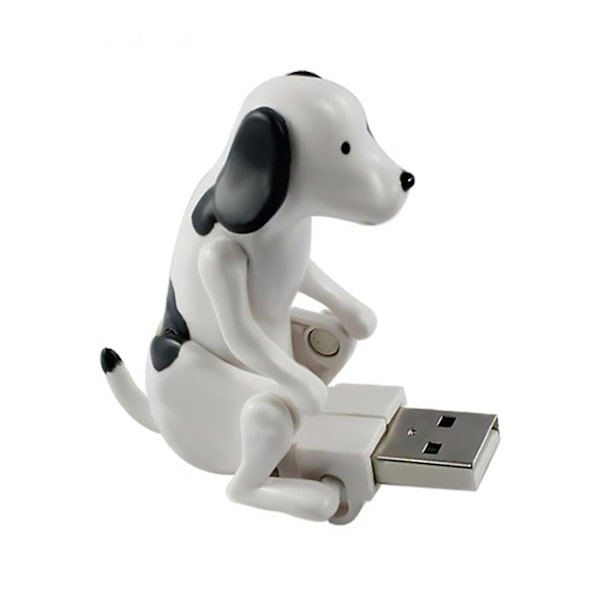 Hund USB-minne med intressant minnespinne för datalagring för dator, anteckningsbok, bärbar dator [DB] White 8G