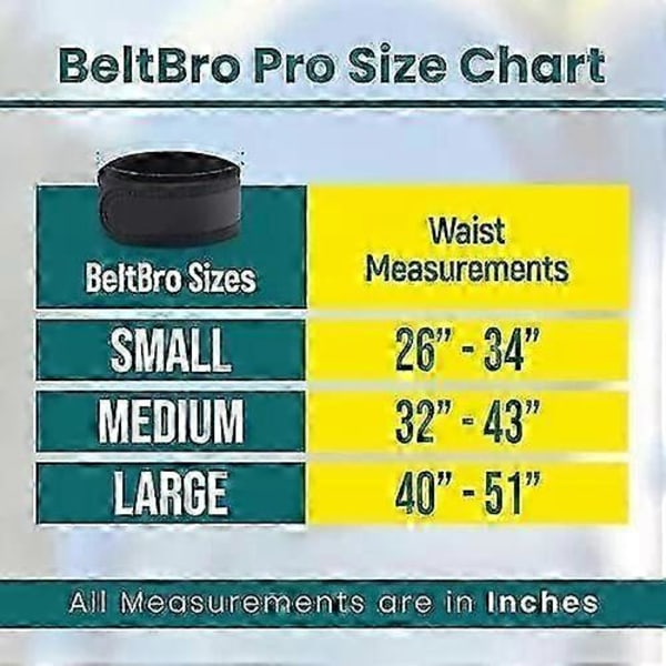 BeltBro Titan Elastiskt Bälte Utan Spänne För Män Passar 1.5 Tums Bälteshällor, Komfort [db] M